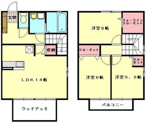 マタンエトワールの物件間取画像